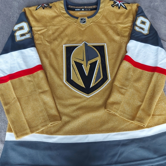 VEGAS GOLDEN KNIGHTS THIRD JERSEY FLEURY SZ 54 - Picture 3 of 4